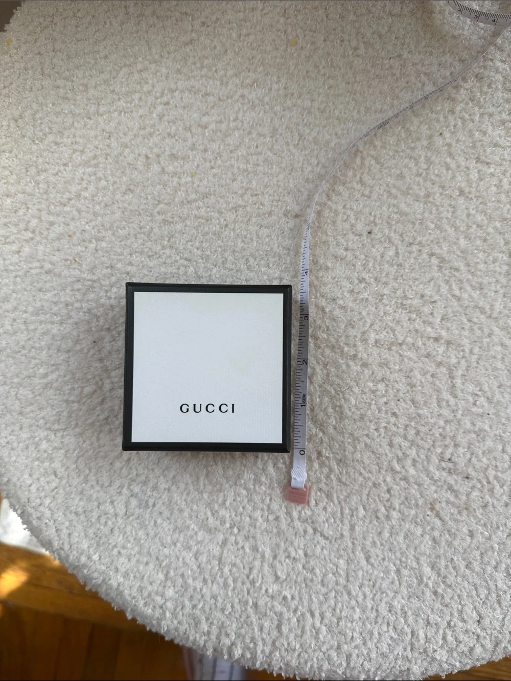 Gucci White and Black Branded Box
